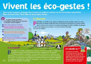 Exemple de page du magazine Petit Gibus