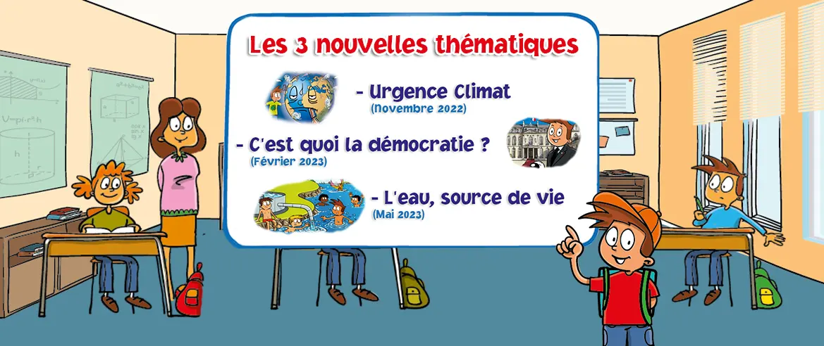 3 nouveaux thèmes pour 2022-2023